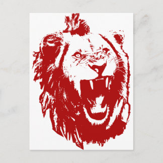 Red Lion King Postcard