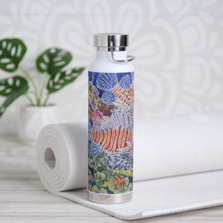 Red Lionfish Water Bottle