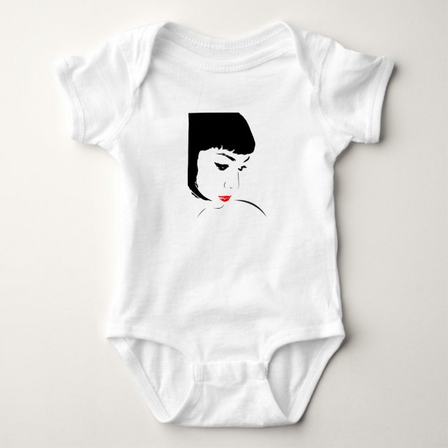 Red Lip Lady T-Shirt (Front)