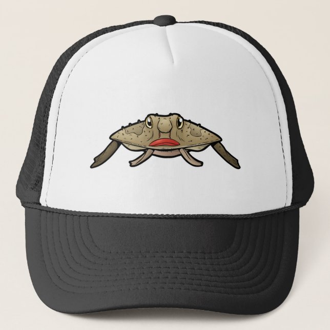 Red Lipped Batfish Trucker Hat (Front)