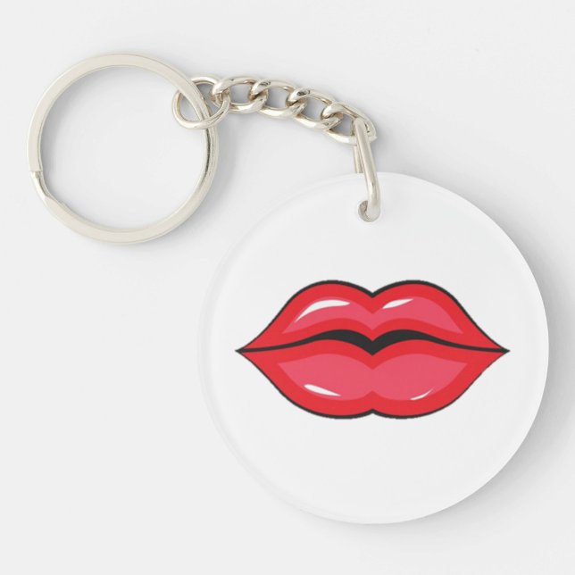 Red Lips Key Ring (Creator Uploaded)