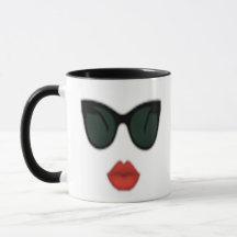 Red Lips Kiss Girl Lip Boss Coffee Mug