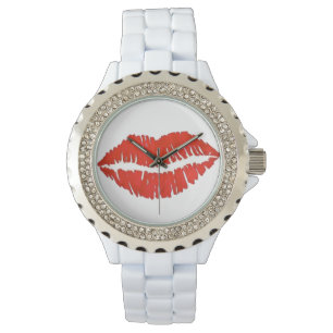 Red Lips Lip Lipstick Kiss Valentine's Day Watch