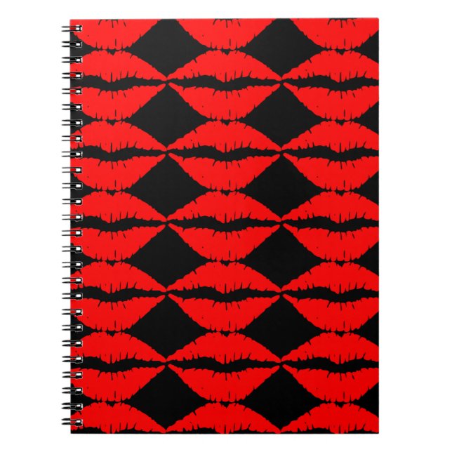 Red Lips Notebook (Front)