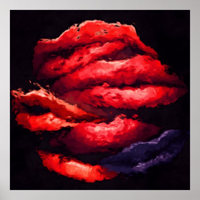 Red Lips Poster (Front)