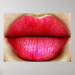 Red Lips Poster<br><div class="desc">Red lips print</div>