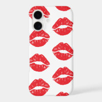 Red Lips, Red Lipstick, Kiss, Pattern Of Lips