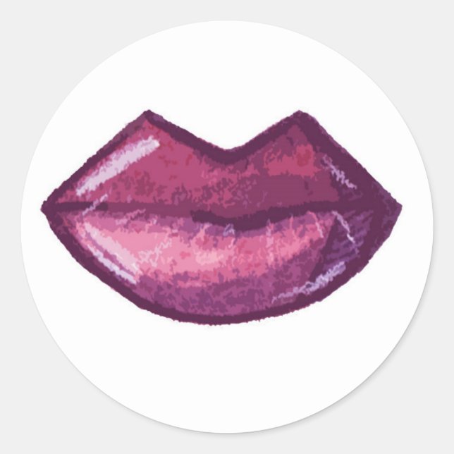 Red Lips Sticker (Front)