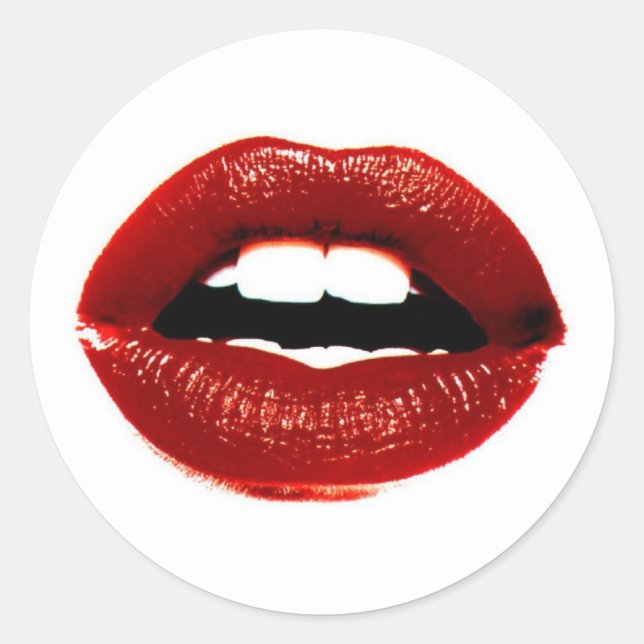 Red Lips Stickers (Front)