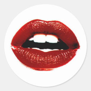 Red Lips Stickers