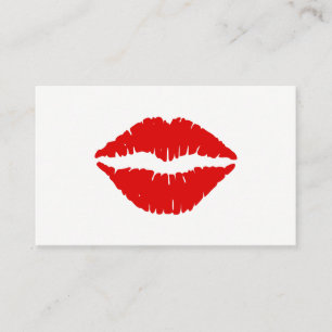 Red Lipstick Business Card