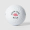 Red Lipstick Good Luck Kiss Valentine Golf Balls