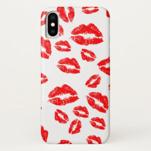 Red Lipstick Kiss Mark Case-Mate iPhone Case
