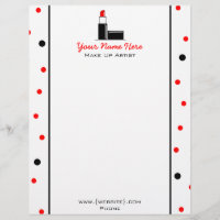 Red Lipstick Letterhead
