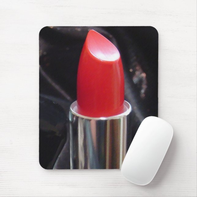 Red Lipstick Mouse Pad (With Mouse)