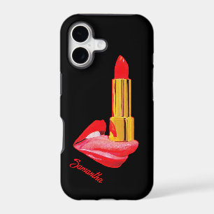 Red Lipstick on The Tongue with Personalisation