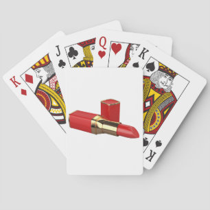 Red Lipstick Playing Cards