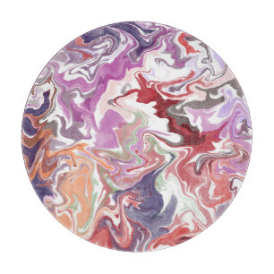 Red liquid acrylic cutting board