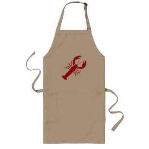 Red lobster aprons for men   beige