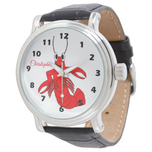 Red Lobster Design Watch