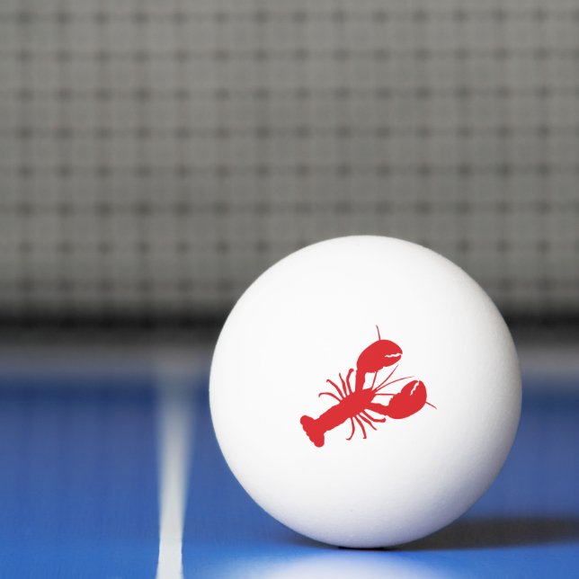 Red Lobster White Ball Beach Ocean Coastal Fun (Net)
