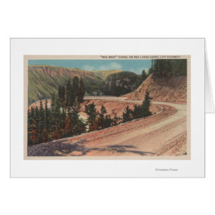 Red Lodge, MT - View of Mae West Curve