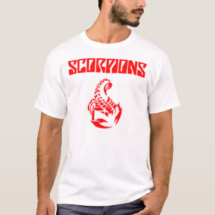red logo best selling scorpions heavy metal music  T-Shirt