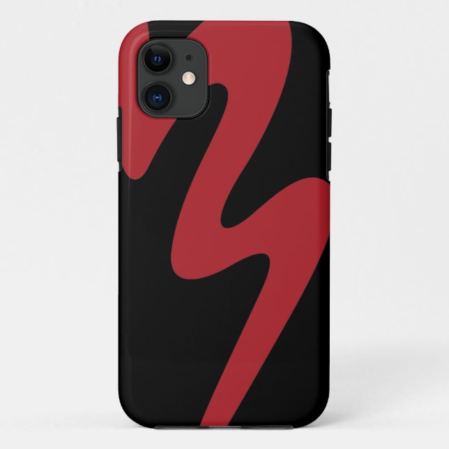 Red Logo Cell Phone Case  - Batavia Marching Band (Back)