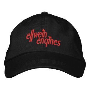 Red Logo Ellwein Engines Ball Cap