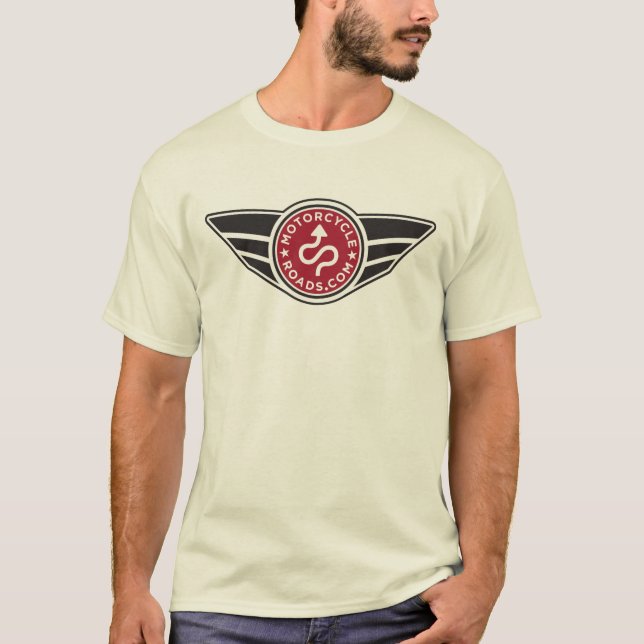 Red logo on light coloured shirt of your choice (Front)