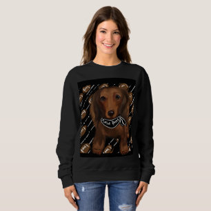 Red Long haired Doxies Sweatshirt