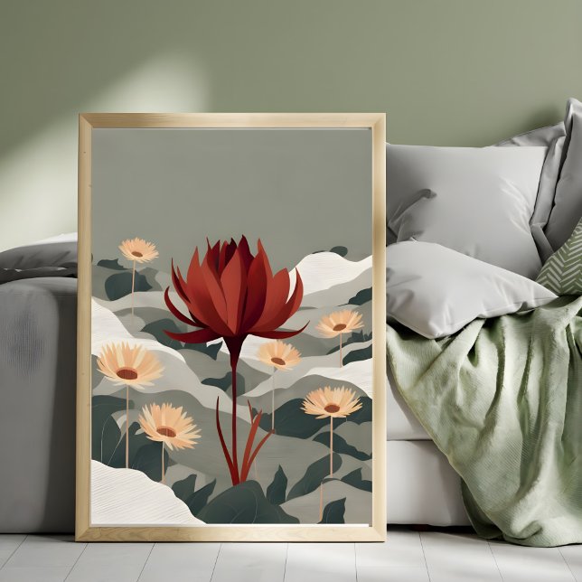 Red Lotus Serenity Photo Print (Creator Uploaded)