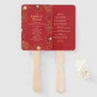 Red Lotus Waterlily Flower Oriental Floral Wedding