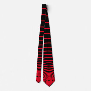 Red Love Circles - Add your favourite colours Tie