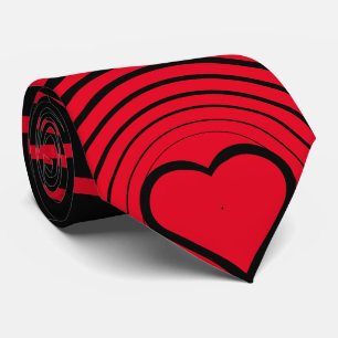 Red Love Circles - Add your favourite colours Tie