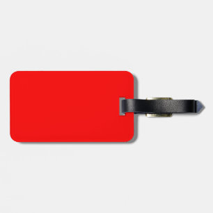 Red Luggage Tag
