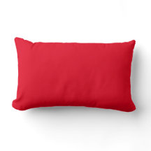 Red Lumbar Pillow 13" x 21"