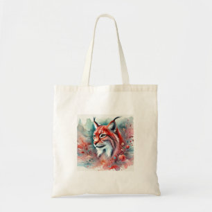 Red Lynx 010924AREF110 - Watercolor Tote Bag