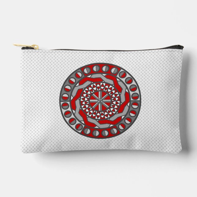 Red Machinery Accessory Pouch (Front)