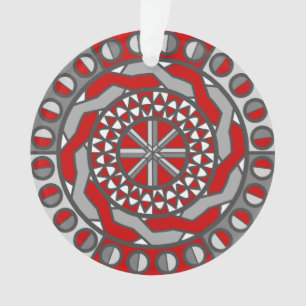 Red Machinery Acrylic Ornament