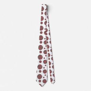 Red Machinery Men's Neck Tie
