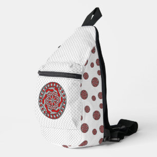 Red Machinery Sling Bag