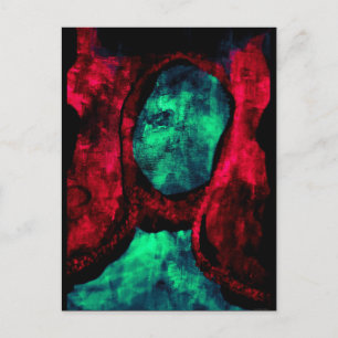 "Red Madonna" JTG Art Postcard
