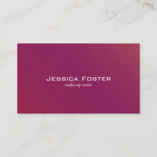 Red & Magenta Business Card