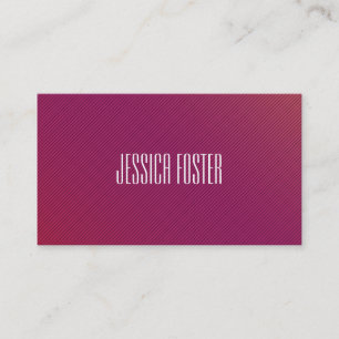 Red & Magenta Business Card