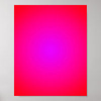 Red Magenta Radial Gradient 8x10