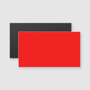 Red Magnetic Business Card
