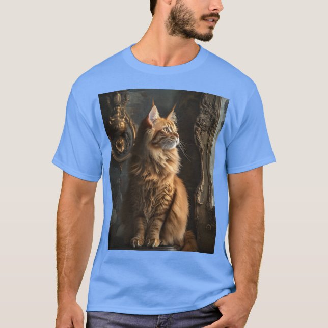 Red Maine Coon dreamy T-Shirt (Front)