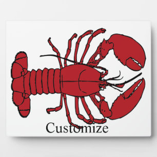 Red Maine Lobster Thunder_Cove Plaque