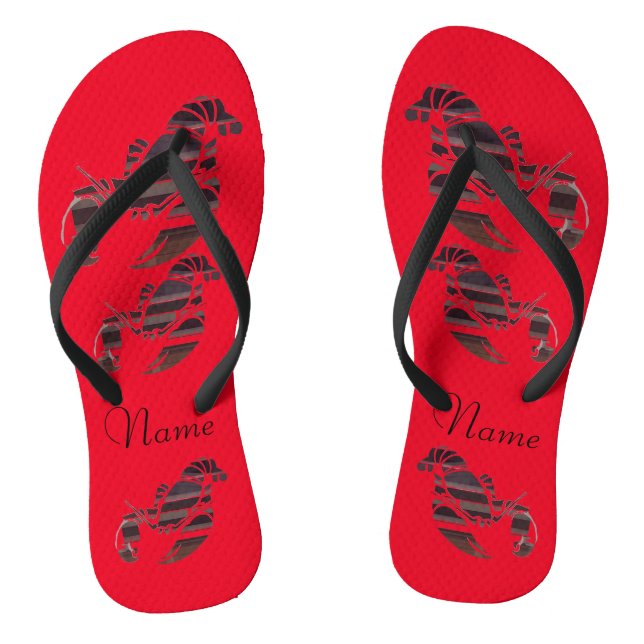 Red Maine Lobsters Thunder_Cove   Jandals (Footbed)